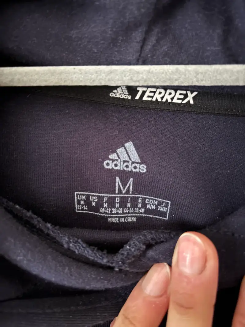 Polerón Adidas Terrex azul marino Talla M unisex - 4
