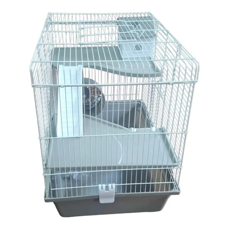 Jaula para hámster de 3 pisos Color gris - 4