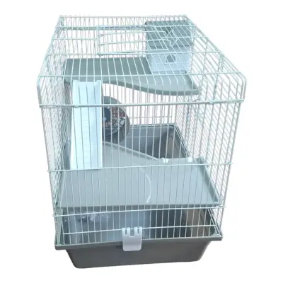 Jaula para hámster de 3 pisos Color gris - miniatura 4