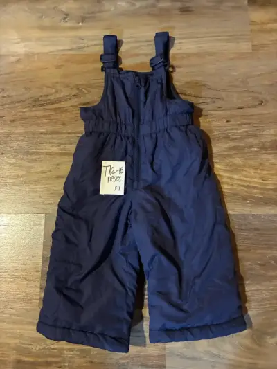Pantalón de nieve azul para bebé 12-18 meses - miniatura 1
