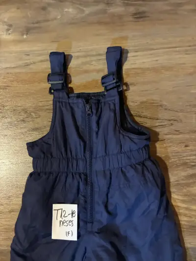 Pantalón de nieve azul para bebé 12-18 meses - miniatura 2