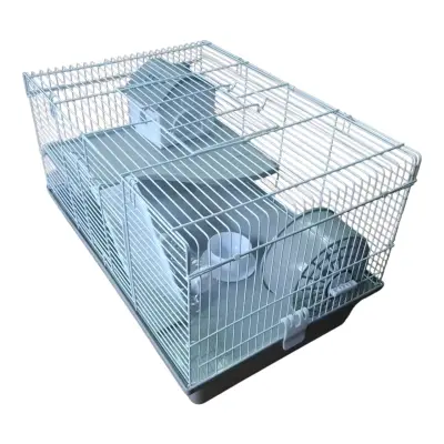 Jaula para Hámster 2 pisos  con accesorios celeste - miniatura 2