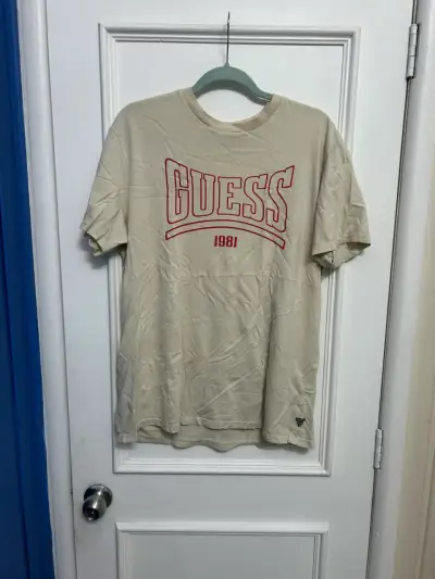 Polera Guess beige talla L - miniatura 1