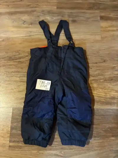 Pantalón de nieve infantil azul talla 18-24 meses - miniatura 1