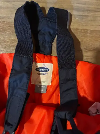 Pantalón de nieve infantil azul talla 18-24 meses - miniatura 2