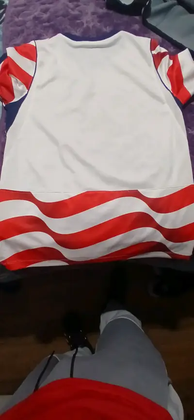 Camiseta Nike USA rayada roja y blanca - miniatura 2
