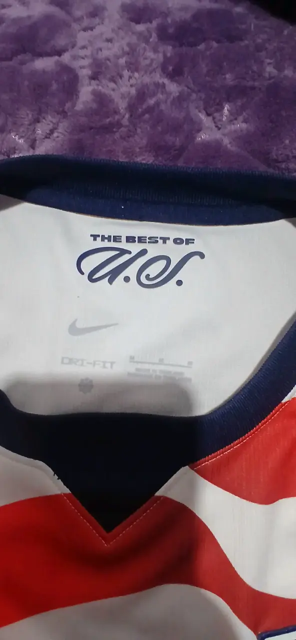 Camiseta Nike USA rayada roja y blanca - 4