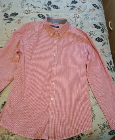Camisa a cuadros roja para huaso - miniatura 1
