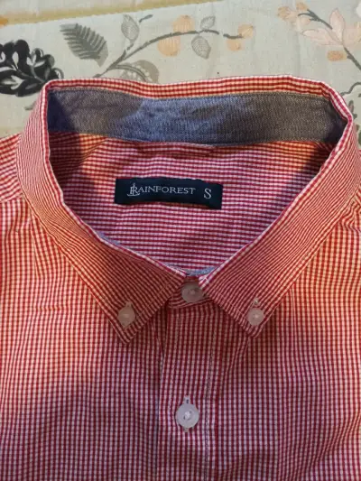 Camisa a cuadros roja para huaso - miniatura 2