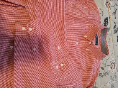 Camisa a cuadros roja para huaso - miniatura 4