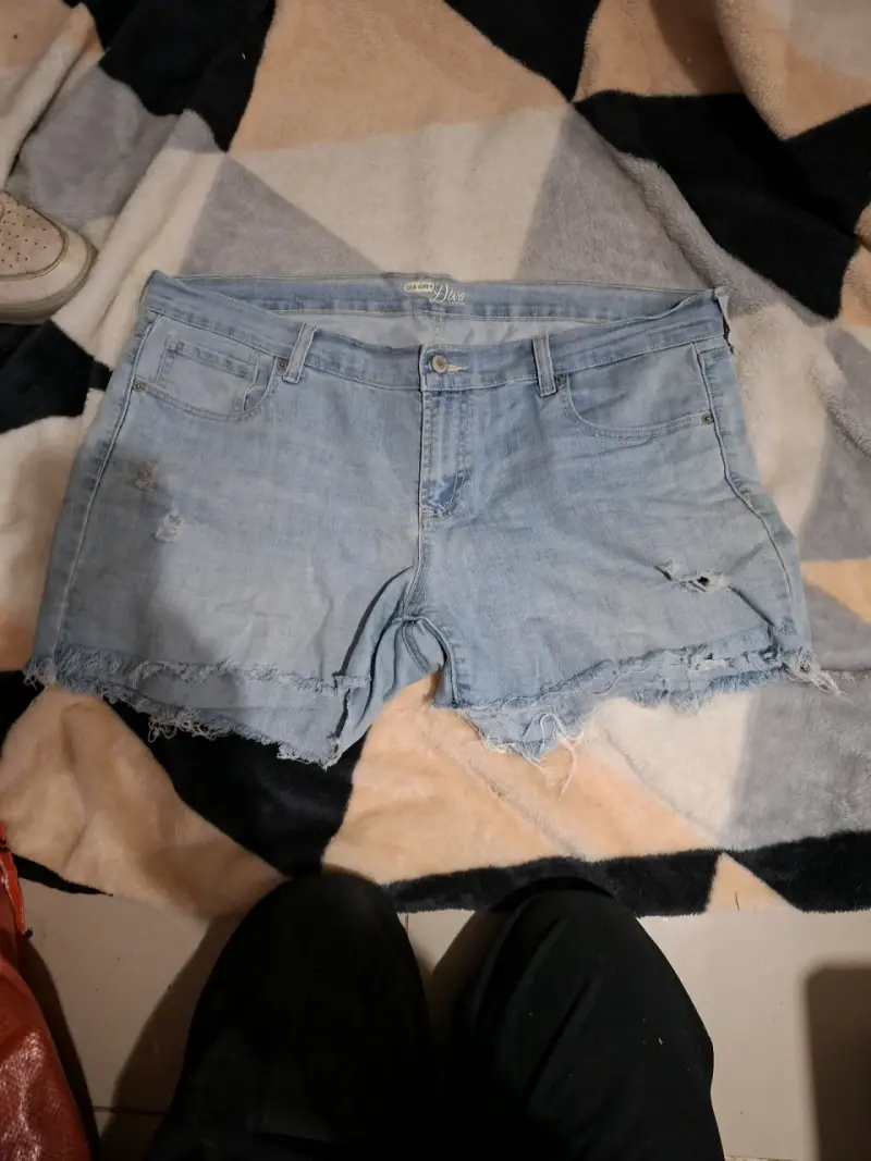 Shorts de mezclilla Sweet Heart desgastados - 2