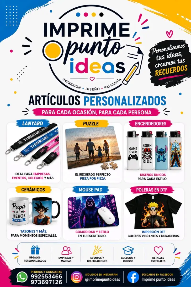 Artículos personalizados