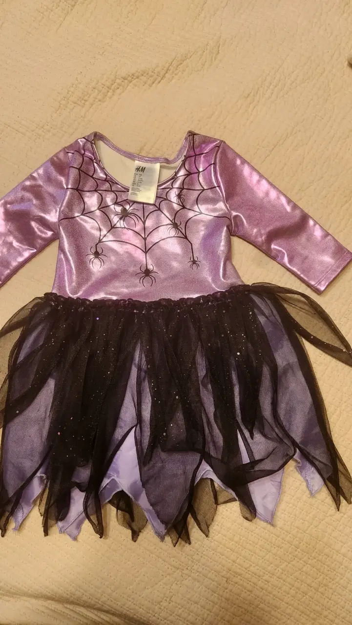 Disfraz infantil de araña H&M morado
