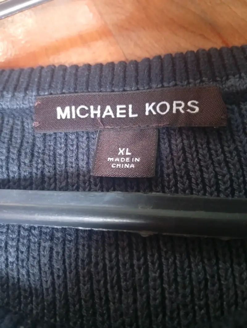 Suéter azul marino Michael Kors para hombre - 3
