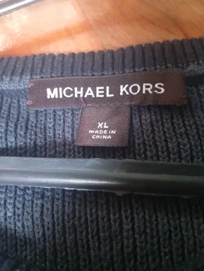 Suéter azul marino Michael Kors para hombre - miniatura 3
