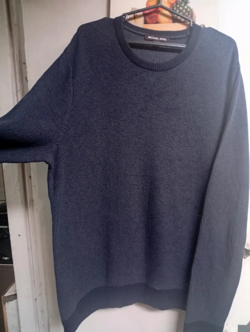 Suéter azul marino Michael Kors para hombre - 5