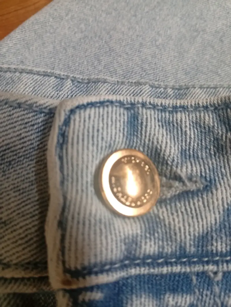 Michael.kors Jeans anchos de mezclilla azul claro - 6