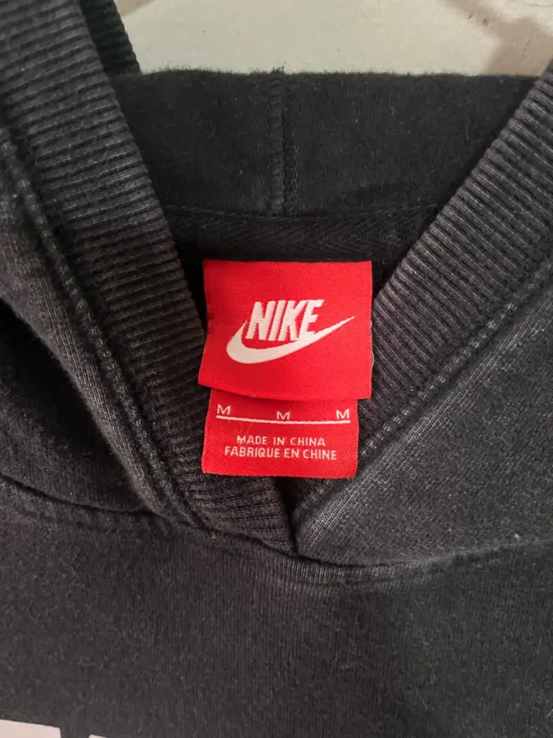 Polerón sin mangas Nike negro unisex - 3