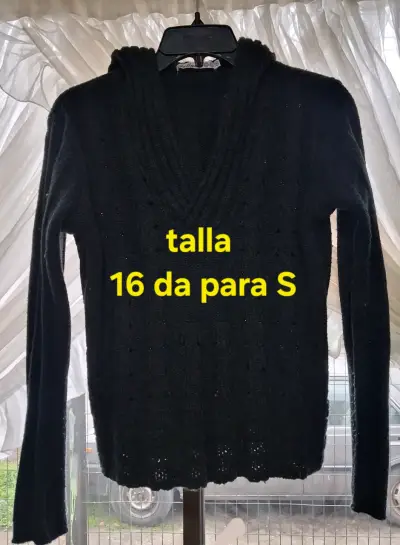 Blusa roja semitransparente talla M - miniatura 4