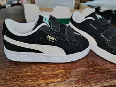 Zapatillas Puma Suede negras para niños - miniatura 1