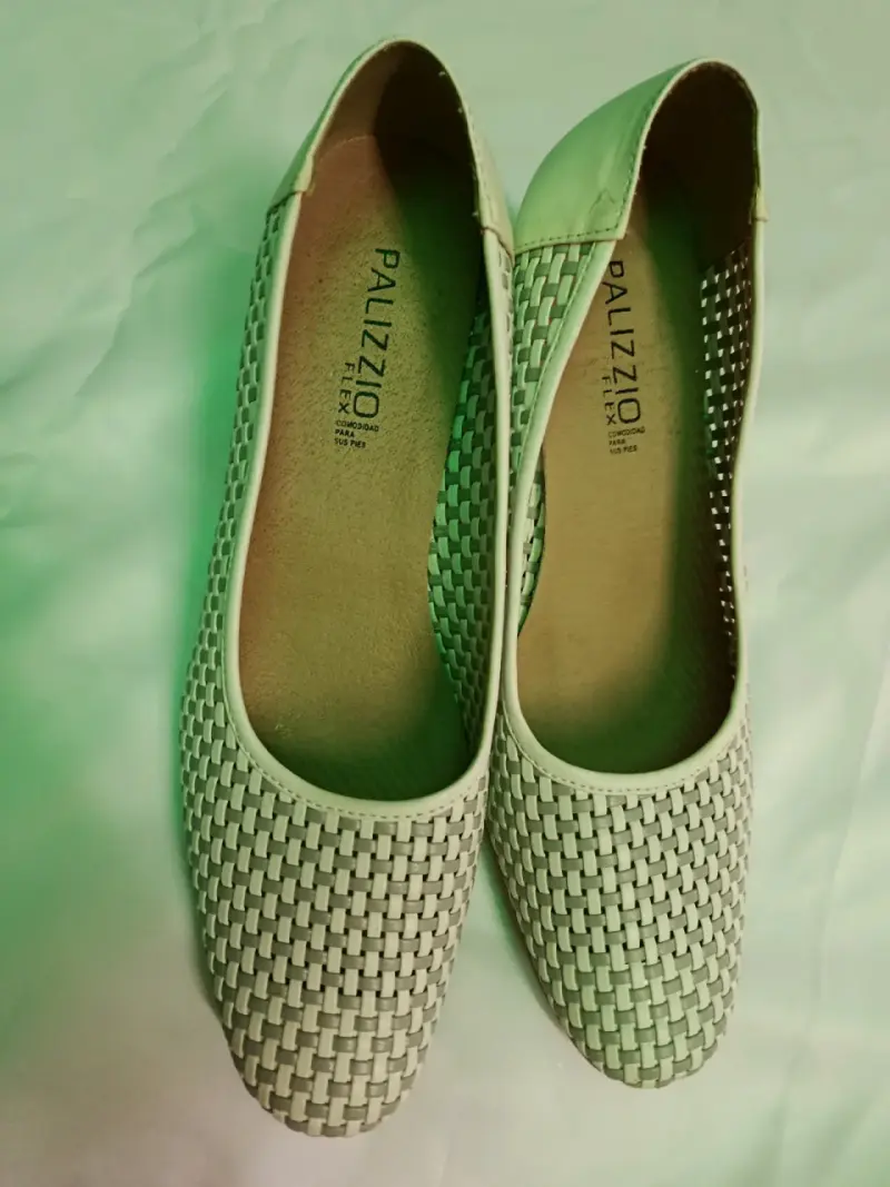 Zapatos Talla 38 tejidos color blanco invierno - 4