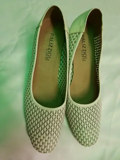 Zapatos Talla 38 tejidos color blanco invierno - miniatura 4