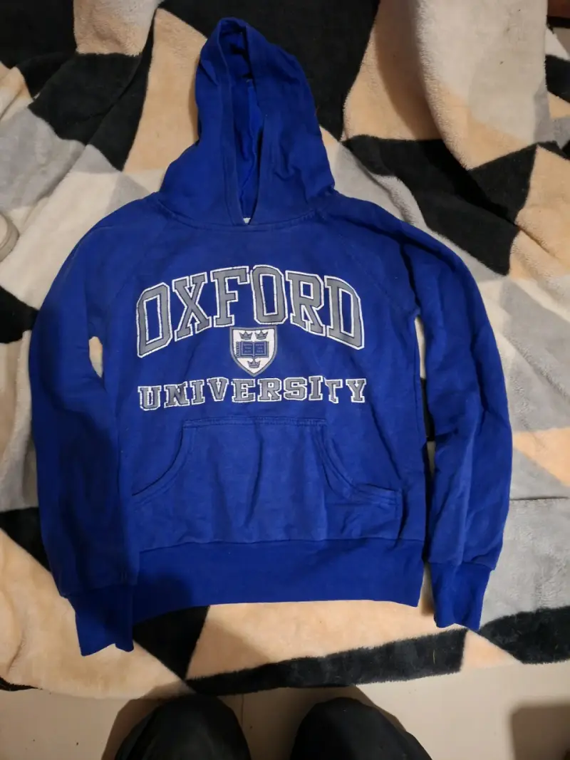 Polerón azul con capucha Oxford University