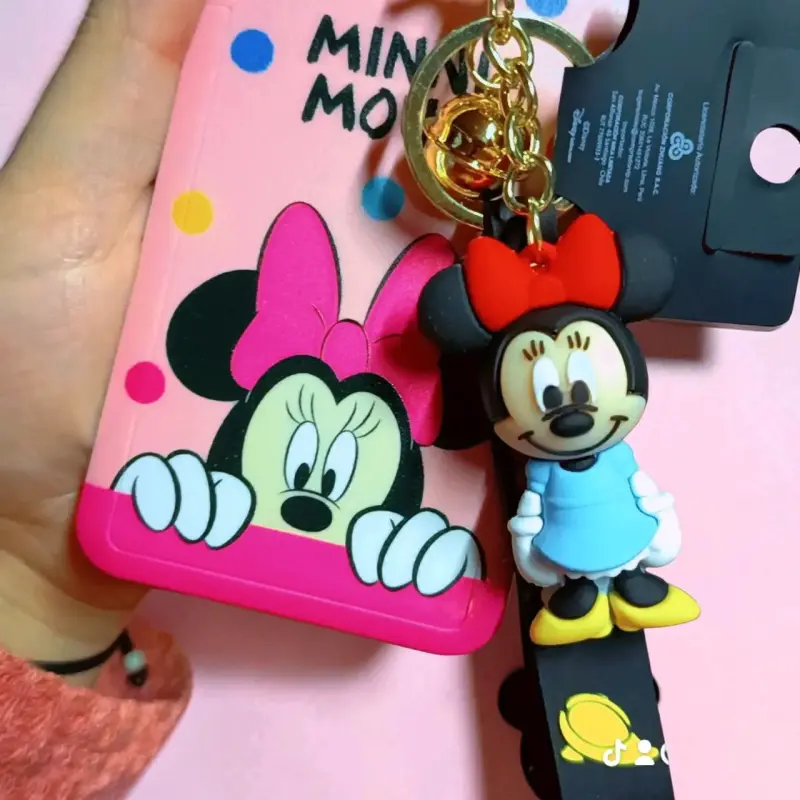 Porta credencial y llavero Minnie Mouse