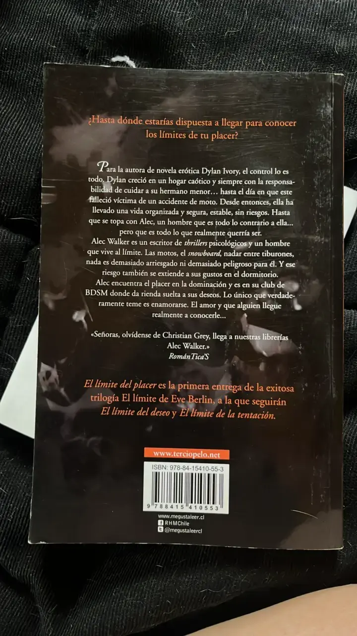 Libro 'El límite del placer' de Eve Berlin - 2