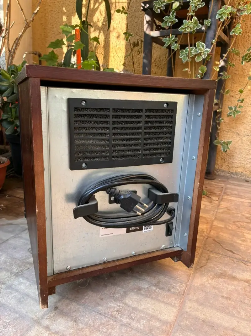 Calefactor eléctrico Somela de madera - 2
