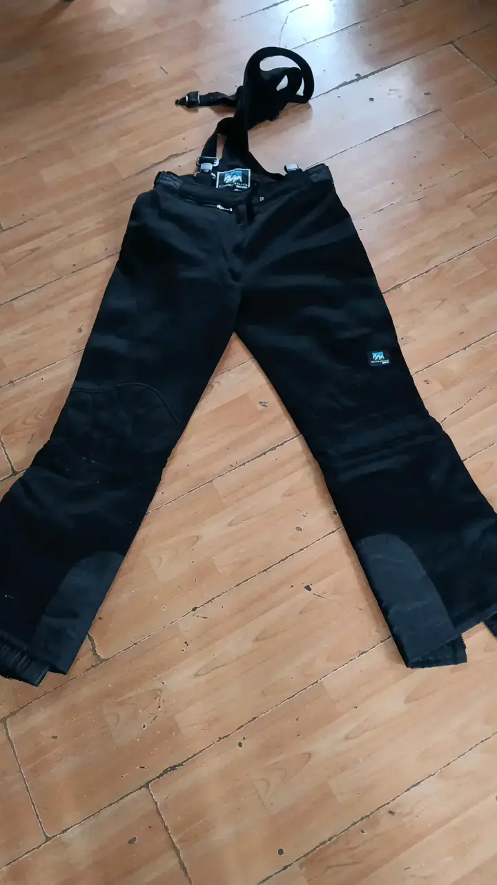 Pantalones de nieve negros para hombre - 5