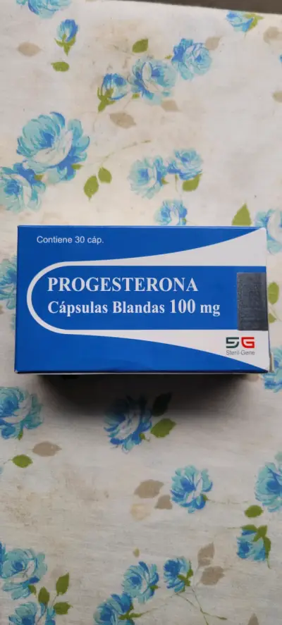 Progesterona cápsulas blandas 100 mg - miniatura 1