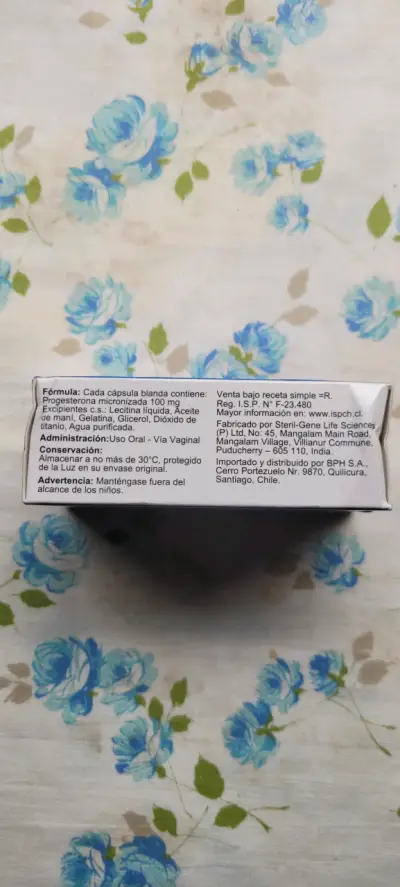 Progesterona cápsulas blandas 100 mg - miniatura 3