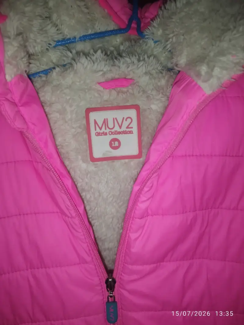 Chaqueta rosada MUV2 con capucha - 2