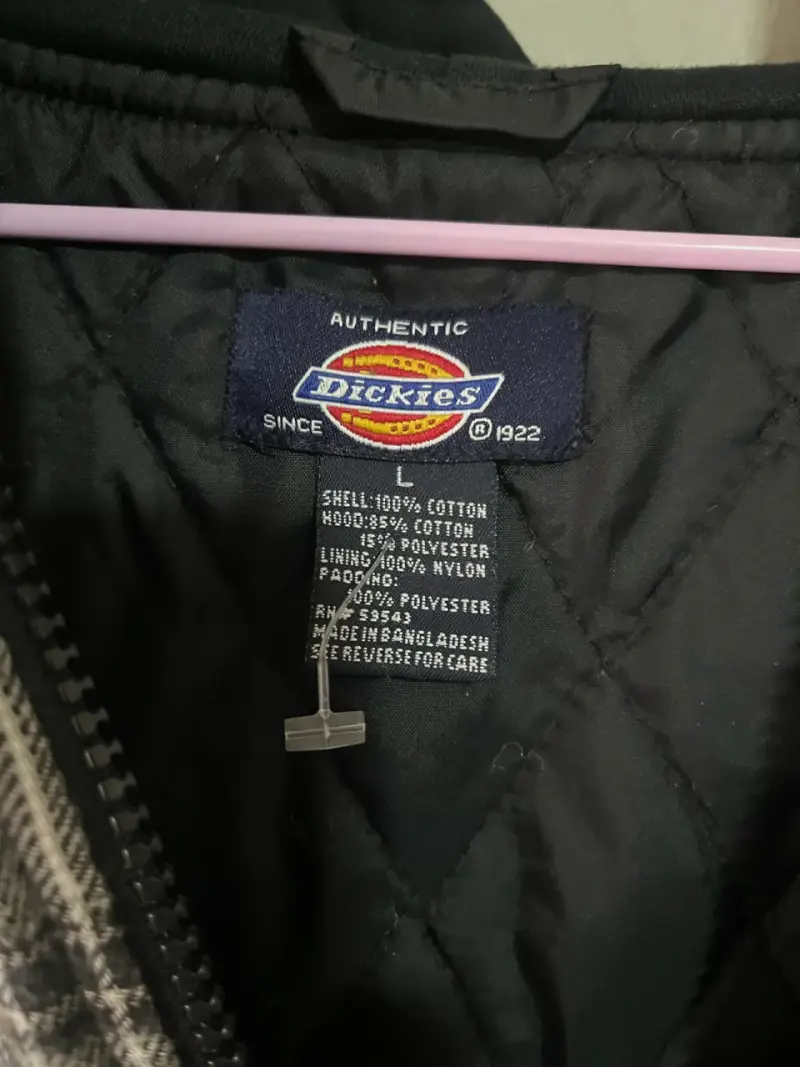Chaqueta a cuadros Dickies con capucha - 3