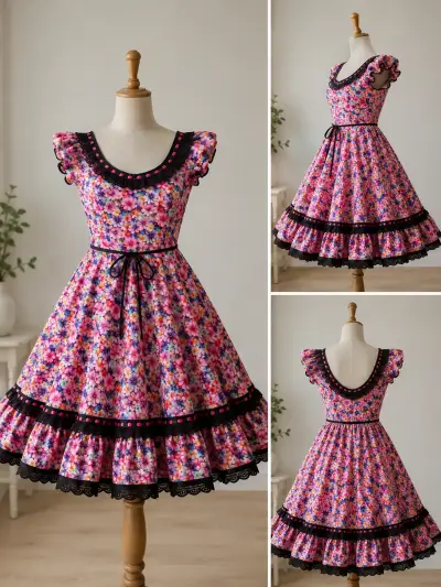 Vestido de huasa - miniatura 1