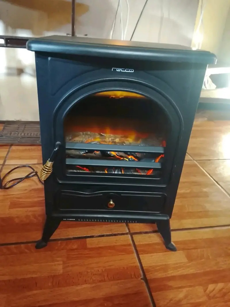 Estufa eléctrica Recco estilo chimenea - 2