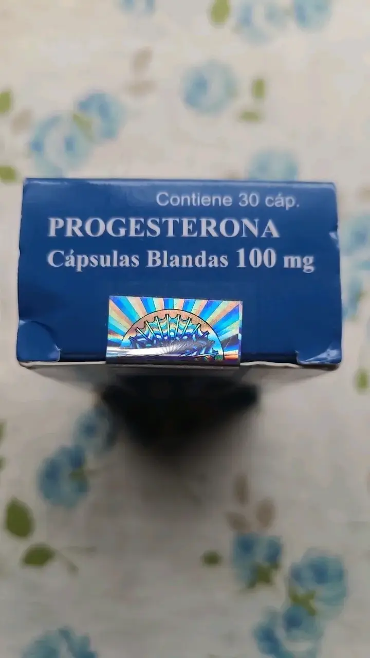 Progesterona cápsulas blandas 100 mg - 4