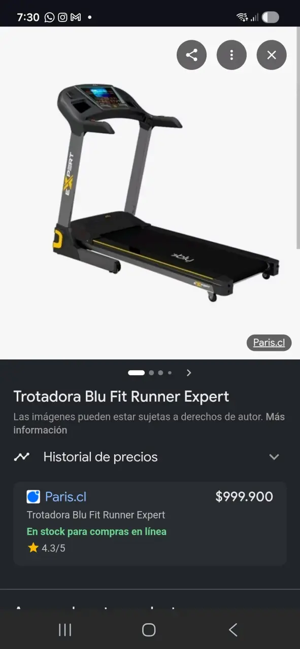 Caminadora Blu Fit plegable - 6
