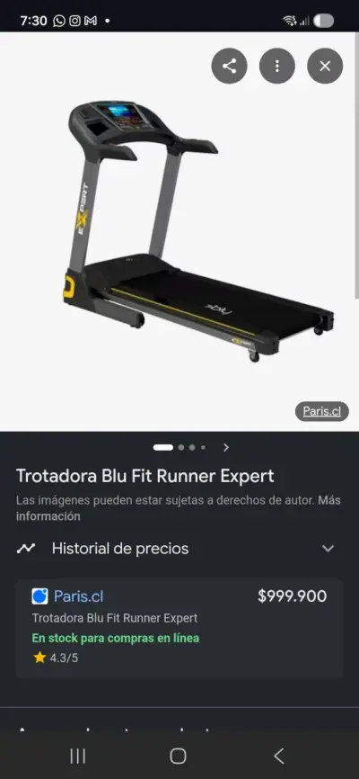 Caminadora Blu Fit plegable - miniatura 6