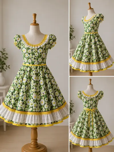 Vestido de huasa S - miniatura 1
