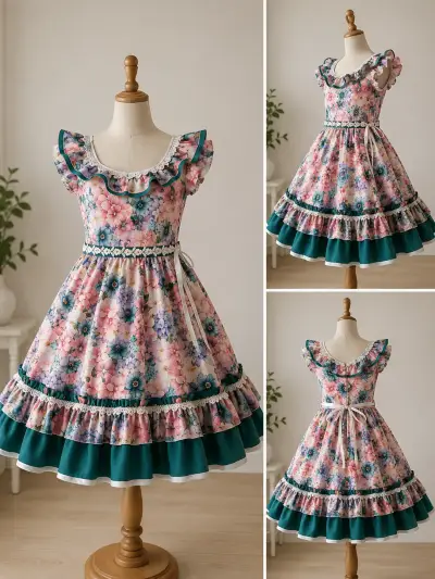 Vestido de huasa S - miniatura 1