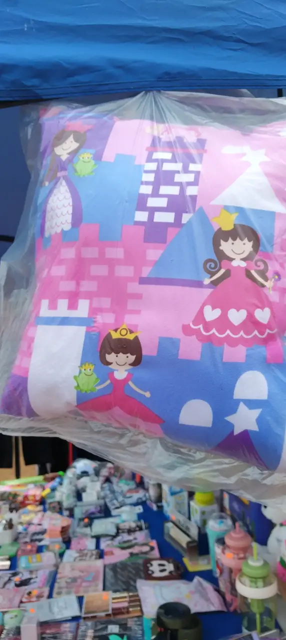 Cojín infantil con diseño de princesas