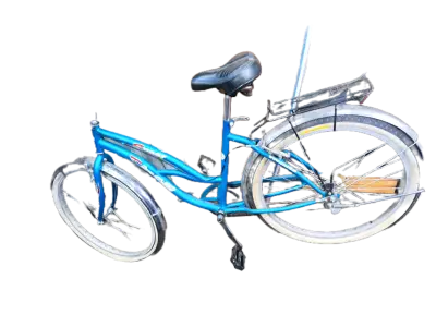 Bicicleta de paseo con canasta y cambios - miniatura 1