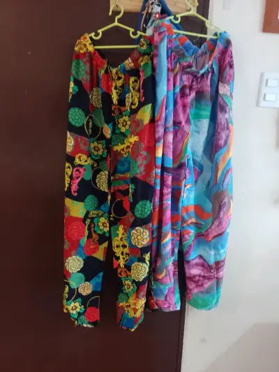 Pantalones holgados estampados coloridos - miniatura 2