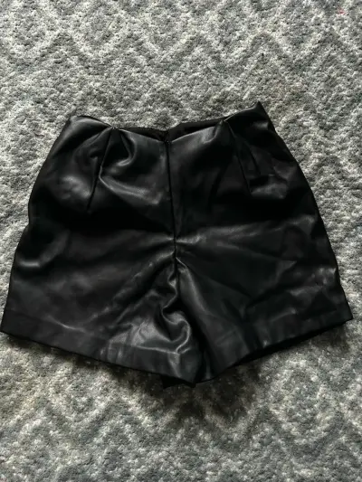 Falda de cuero negra Foster Moon - miniatura 2