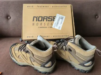 Botas de trekking Norseg marrones para hombre - miniatura 1