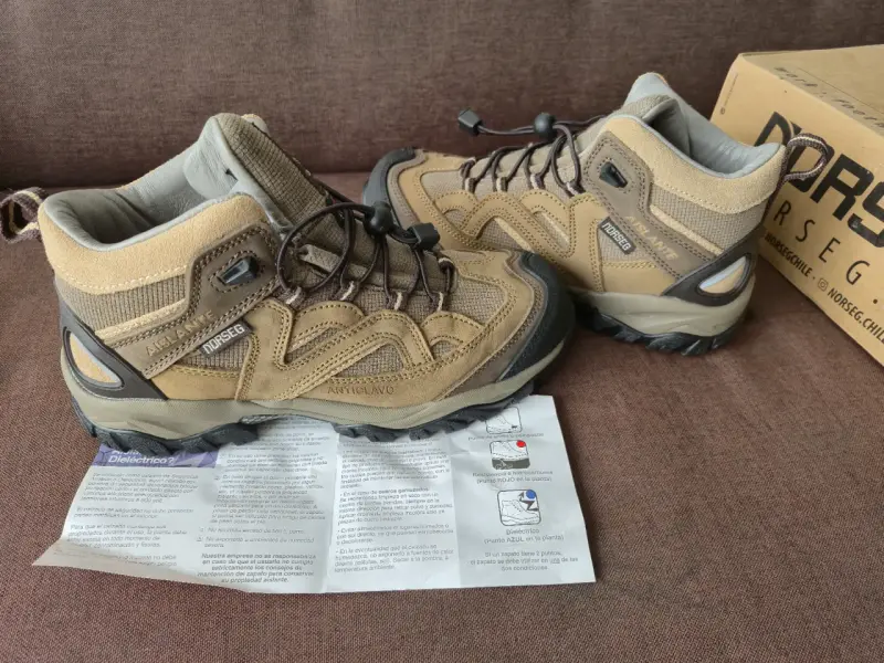 Botas de trekking Norseg marrones para hombre - 5