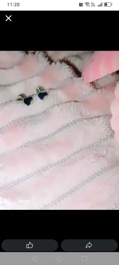 Aros de titanio y acero con tope para bb y niñas - miniatura 6