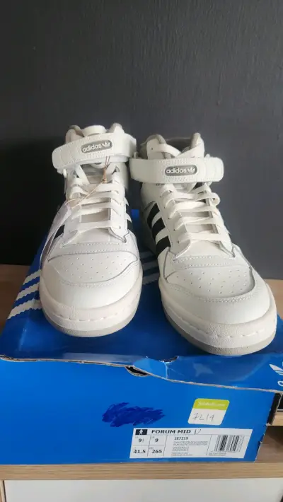 Zapatillas Adidas Forum Mid blancas talla 41.5 - miniatura 1